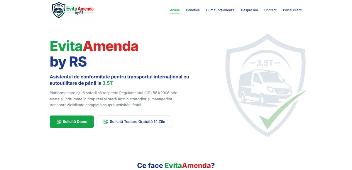 The EvitaAmenda site: the compliance assistant for international transport